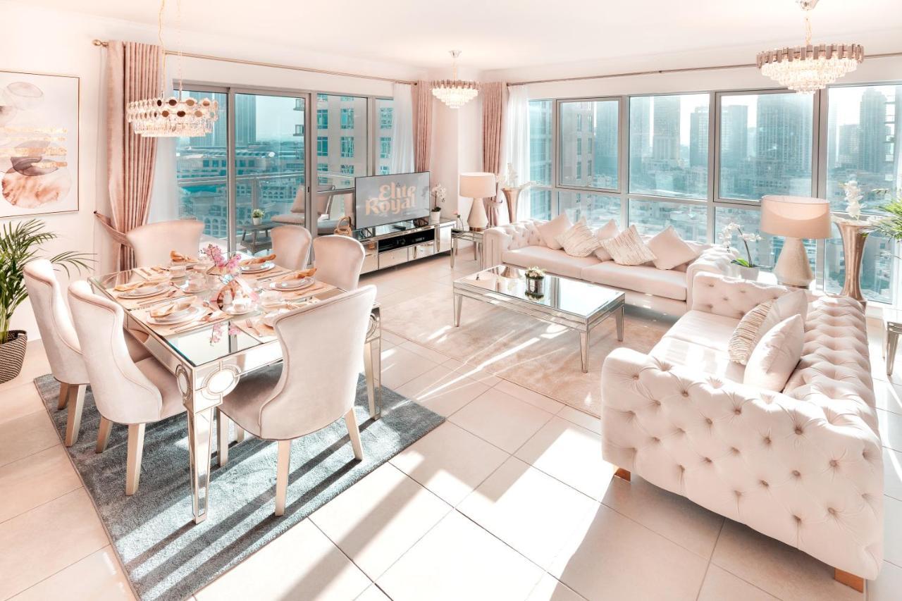 Elite Royal - Full Burj Khalifa & Fountain View - Ruby شقة *
